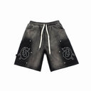 Godspeed Ombre Pocket Shorts Black Grey