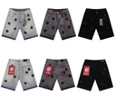 Godspeed Rose Embroidered Denim Shorts - Washed Grey, Blue, Black, product photo 4