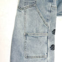 Godspeed Studded Cargo Jeans — Black, Light Wash & Grey
