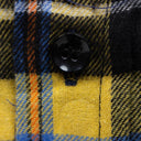 Sobrecamisa con capucha reversible Project G/R de cuadros — Cuadros azules y cuadros amarillos