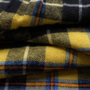 Sobrecamisa con capucha reversible Project G/R de cuadros — Cuadros azules y cuadros amarillos