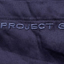 Sobrecamisa con capucha reversible Project G/R de cuadros — Cuadros azules y cuadros amarillos