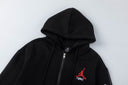 Jordan Flight Zip-Up Hoodie — Black