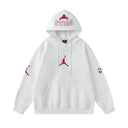 Jordan x Bulls "23" NBA Pullover Hoodie — White & Black