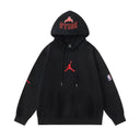 Jordan x Bulls "23" NBA Pullover Hoodie — White & Black