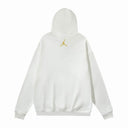 Sudadera con capucha y gráfico de zapatillas Jordan Nike Air "Ready For Takeoff" — Blanco y negro