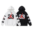 Jordan Jumpman 23 hoodie in white and black