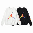 Jordan logo patch sweatpants in grey and black