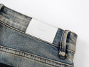 Jean skinny évasé KDNK Star Print — Gris et bleu