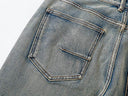 Jean skinny évasé KDNK Star Print — Gris et bleu