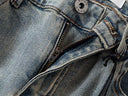 Jean skinny évasé KDNK Star Print — Gris et bleu
