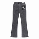 KDNK Star Print Skinny Flare Jeans — Grey & Blue