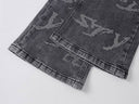 Jean skinny évasé KDNK Star Print — Gris et bleu