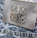 Loewe Anagram Denim Shorts in Blue, product photo 7