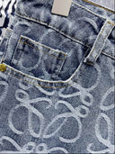 Loewe Anagram Denim Shorts in Blue, product photo 3