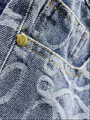 Loewe Anagram Denim Shorts in Blue, product photo 4