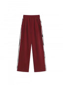 Colorblock Wide-Leg Sweatpants