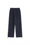 Stripe Wide-Leg Sweatpants — Red, Cream, Black, White & Navy