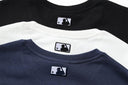 MLB Slanted NY Outline Logo Crewneck — Black, White & Navy