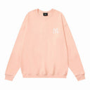 Sudadera con cuello redondo MLB Love Heart — Negro, blanco y rosa