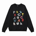 MLB "NATIONALS" Team Logos Crewneck — Black & White