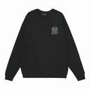 MLB Slanted NY Paisley Logo Crewneck — Black, White & Navy