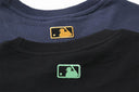 Sudadera vintage con cuello redondo MLB New York y Detroit — Negro, blanco y azul marino