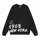 MLB NY 1903 Vintage Graffiti Crewneck — Black & White