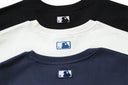 Sudadera con cuello redondo y logo MLB NY Bandana — Negro, Blanco y Azul marino
