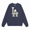 Sudadera con cuello redondo y logo degradado de equipos de la MLB — LA y NY