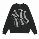 MLB Sketch Outline Logo Crewneck — Black (NY) & White (LA)