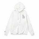 MLB Sketch Outline Logo Hoodie — LA & Yankees