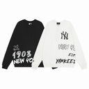 MLB NY and LA logo crewneck