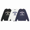 MLB NY houndstooth logo crewneck