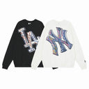 MLB NY and LA logo hoodie