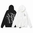 MLB team logo fur hood bomber jacket