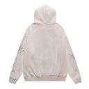 MAJESTIK Graphic Zip Hoodie — Cream