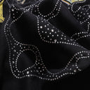 MAJESTIK Bulldog Graphic Zip Hoodie — Black