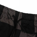 Pantalones de chándal con logo de corazón a cuadros Matty Boy — Negro/Gris