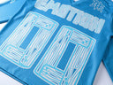 Mixed Emotion Long Sleeve Jersey — Blue & Black