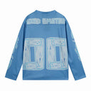 Mixed Emotion Long Sleeve Jersey — Blue & Black