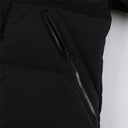 Chaqueta acolchada con logotipo New Balance — Negro