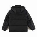 Chaqueta acolchada con logotipo New Balance — Negro
