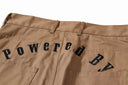 Vaqueros de carpintero con el logotipo "Team Spirit" — Negro y Marrón