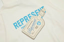 Sweat à capuche Represent Owners' Club Logo — Crème et noir