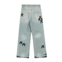 Represent "R" Logo Print Jeans