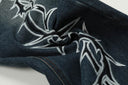 Jeans con parche desgastado "W" de Revenge