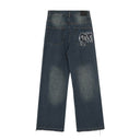 Revenge "W" Distressed Patch Jeans