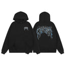Revenge W distressed patch jeans in black