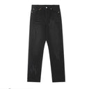 VLONE "V" Logo Jeans - Light Wash & Black